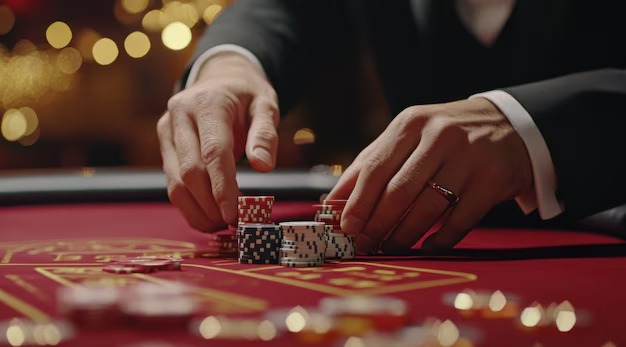 Live-dealer blackjack table on waktoge with multi-camera view and real dealer